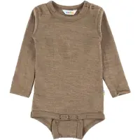Joha Body l/ä - Ull/Silke - Beige Melange - - 80 - Body L/Ä