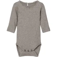 Name it Body l/ä - Rib - NbfKab - Satellit/Melange - - 56 - Body L/Ä