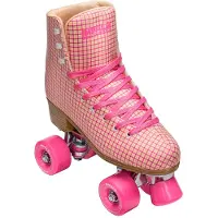 Impala Rullskridskor - Quad Skate - Rosa Tartan - - 41 - Rullskridskor