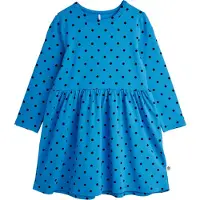 Mini Rodini Klänning - Polka Dots - Blå - - 6-7 år (116-122) - Klänning