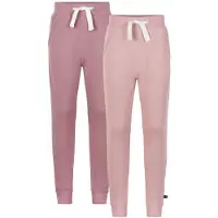 Minymo Sweatpants - 2-pack - Mesa Rose - - 12 år (152) - Sweatpants