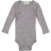 MarMar Body l/ä - Ull - Bensen - Grey Melange - - 62 - Body L/Ä