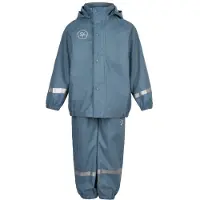 Color Kids Regnkläder m. Hängslen - PU - Kaptens Blue - - 6 år (116) - Regnkläder