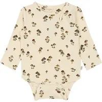 Petit Piao Body l/ä - Svampar - - 1½ år (86) - Body L/Ä