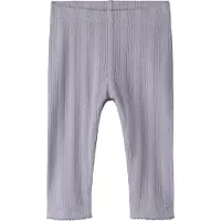 Name it Leggings - NbfTurbin - Lavender Grå - - 62 - Leggings