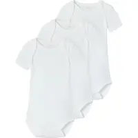 Name it Body k/ä - Noos - NbnBody - 3-pack - Bright White - - 3 år (98) - Body K/Ä