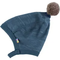 Joha Hjälmmössa - Ull/Bambu - Dark Denim - - 37 cm - Babyhjälm