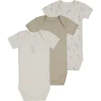 Name it Body k/ä - Noos - NbnBody - 3-pack - Jet Ström - - 68 - Body K/Ä