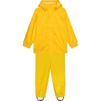 Color Kids Regnkläder m. Hängslen - PU - Spectra Yellow - - 2 år (92) - Regnkläder