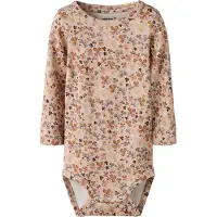 Name it Body l/ä - NbfNovea - Svamp - - 50 - Body L/Ä
