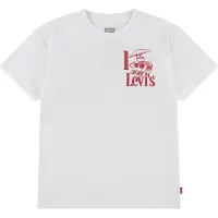 Levi's T-shirt - Bright White m. Tryck - - 6 år (116) - T-shirt