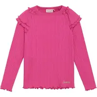 Minymo Tröja - Rib - Fuchsia Fedora - - 3 år (98) - Tröja