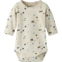 Name it Body l/ä - NbmBocar - Pimpsten Stone - - 62 - Body L/Ä
