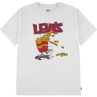 Levi's T-shirt - Bright White m. Tryck - - 8 år (128) - T-shirt