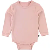 Minymo Body l/ä - Bambu - Rosa - - 1½ år (86) - Body L/Ä