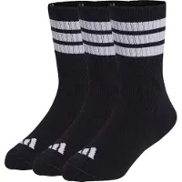 Adidas Strumpor - 3-pack - Svart m. Vit - - 25/27 - Strumpor