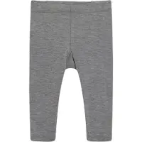 Hust and Claire Leggings - Luc - Bambu - Grå Melange - - 2 år (92) - Leggings