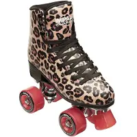 Impala Rullskridskor - Quad Skate - Brun Leopard - - 35 - Rullskridskor