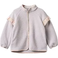 Wheat Fleecejacka - Teddy - Ellena - Lavender Rain - - 6 år (116) - Fleecejacka