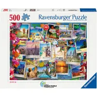 Ravensburger Pussel 500 Bitar World Travel Pinboard
