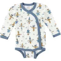 Joha Omlottbody l/ä - Ull/Bambu - Off White - - 60 - Body L/Ä