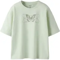 Name it T-shirt - NkfVeen - Pale Aqua/Fluga - - 11-12 år (146-152) - T-shirt