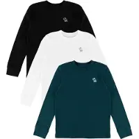 Abercrombie & Fitch T-shirt smaragd / svart / vit