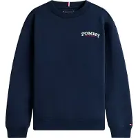 Tommy Hilfiger Kids Sweatshirt - Monotypigrafik - Dark Natt Marinblå - - 14 år (164) - Sweatshirt