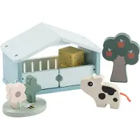 Done by Deer Leksaksset - Trä - Dotti - Tiny Farm - Colour Mix - - One Size - Leksaker