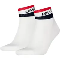 Levi's Ankelstrumpor - 2-pack - Vit - - 39/42 - Strumpor