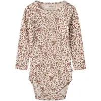 Wheat Body l/ä - Lucca - Rose Blommor - - 62 - Body L/Ä