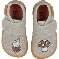 Bisgaard X Miffy Innerskor - Ull - Barfota - Sand - - 25 - Innerskor