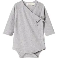 MarMar COPENHAGEN Body l/ä - Belita - Noos - Ljustgråmelerad - - 56 - Body L/Ä