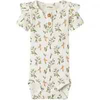 Lil´ Atelier Lil' Atelier Body k/ä - NbfLavo - Coconut Mjölknullande Bird - - 62 - Body K/Ä