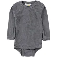 Joha Body l/ä - Ull/Silke - Mörkgrå - - 50 - Body L/Ä