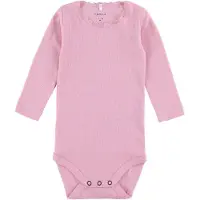 Name it Body l/ä - Noos - Rib - NbfKab - Sweet Drömmar/Melange - - 2 år (92) - Body L/Ä