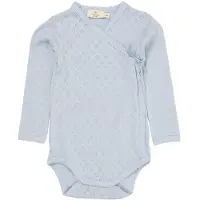 Copenhagen Colors Omlottbody l/ä - Dusty Blue - - 1 år (80) - Body L/Ä