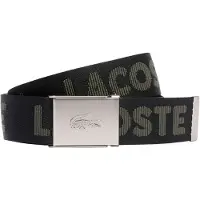 Lacoste Bälte - Jaquard Webbing - Noir Escadron - - 100 cm - Bälte