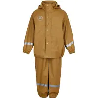 Color Kids Regnkläder m. Hängslen - PU - Chai Tea - - 7 år (122) - Regnkläder