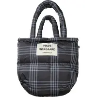 Mads nørgaard Shoppingväska - Light Ripstop-kudde - Black/Vanill - - One Size - Väska