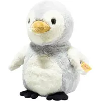 Steiff Gosedjur - 21cm - Lejonet Penguin - Ljusgrå - - One Size - Gosedjur