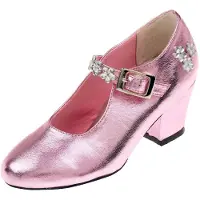 Souza Maskeradkläder - Prinsessan Skor - Madeleine - Rosa - - 28 - Maskeradkläder