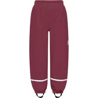 Lego Wear Regnbyxor m. Fleece - PU - LWPowai 707 - Bordeaux - - 11 år (146) - Regnbyxor