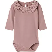 Name it Body l/ä - Noos - NbfTyllsa - Deauville Mauve - - 1½ år (86) - Body L/Ä