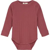 En fant Body l/ä - Roan Rouge m. Hålmönster - - 2 år (92) - Body L/Ä