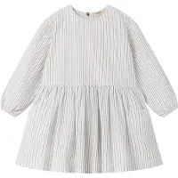 MarMar Klänning - Dagmary - Blue Iris Stripe - - 5 år (110) - Klänning