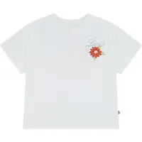 Levi's T-shirt - Bright White m. Tryck - - 8 år (128) - T-shirt