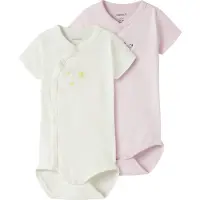 Name it Body k/ä - NbfVubie - 2-pack - Vagga Rosa/Cloud Dansare - - 68 - Body K/Ä