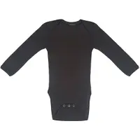 Smallstuff Body l/ä - Ull - Brun - - 1 år (80) - Body L/Ä