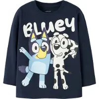 Name it Tröja - NmmJonas - Bluey - Marinblå Kavaj - - 4 år (104) - Tröja